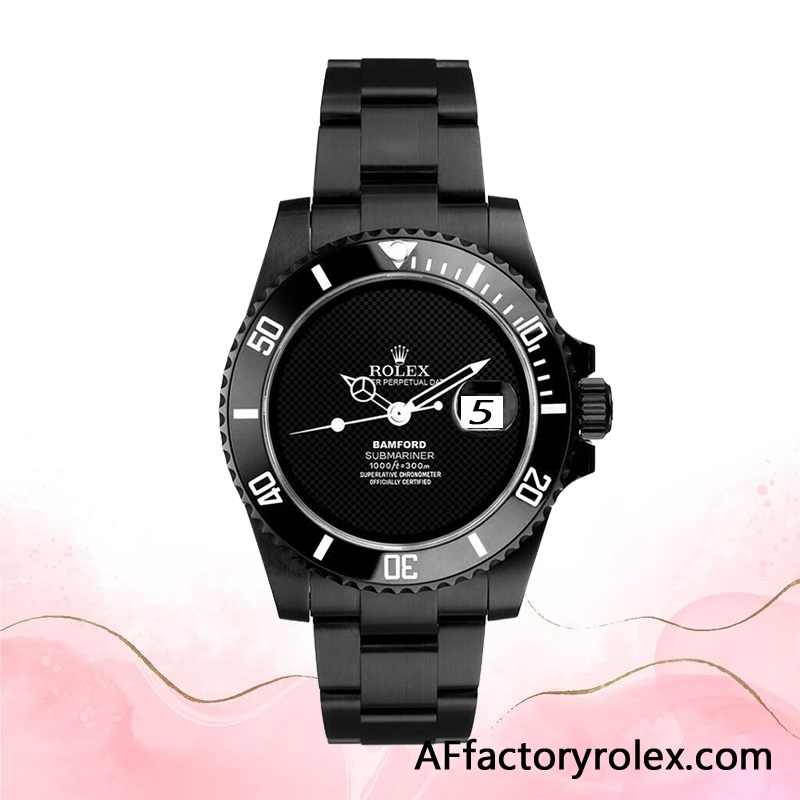 Utilgængelig Verdensvindue Dæmon AF Rolex Submariner Rolex Calibre Replica 2813 Men's Bamford Black Dial  15mm - AF Factory Watches at a Discount | Buy Best Replica Rolex Online